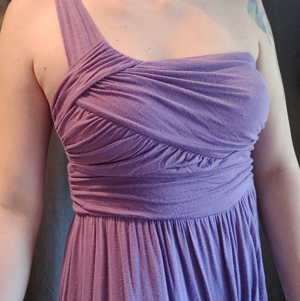Purple one strap dress from Julie's closet, small
